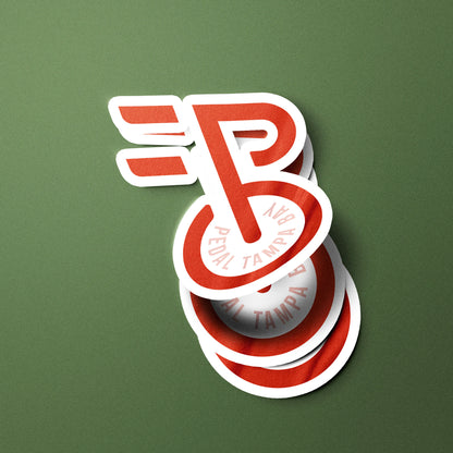 Pedal Tampa Bay - Logo Sticker